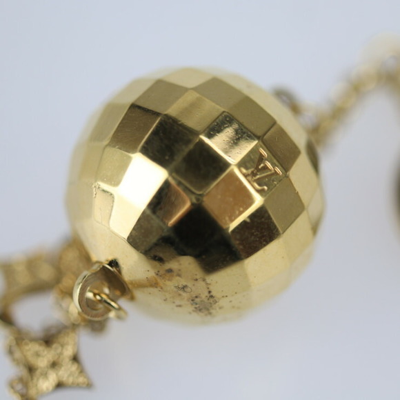 LOUIS VUITTON Louis Vuitton Portocle Glitter Mirror Ball Keychain M65379 Meta... - Picture 6 of 7